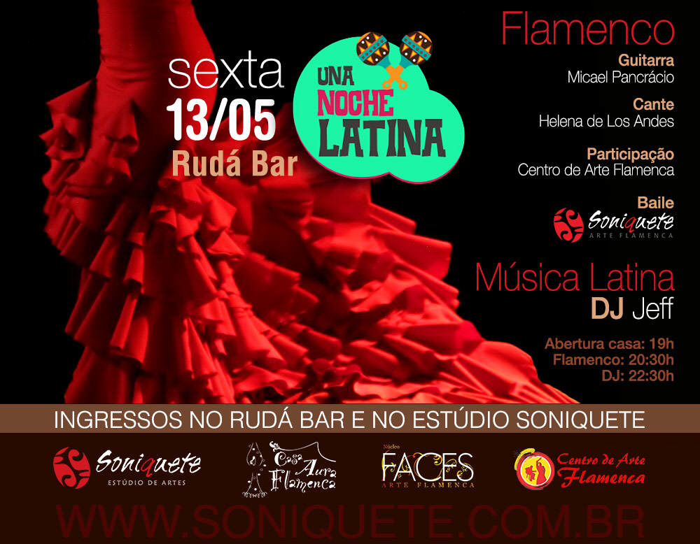Una Noche Latina - Show de música e dança Flamenca e DJ de música Latina