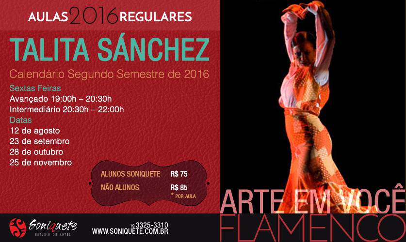aulas dança flamenca flamenco Talita Sánchez